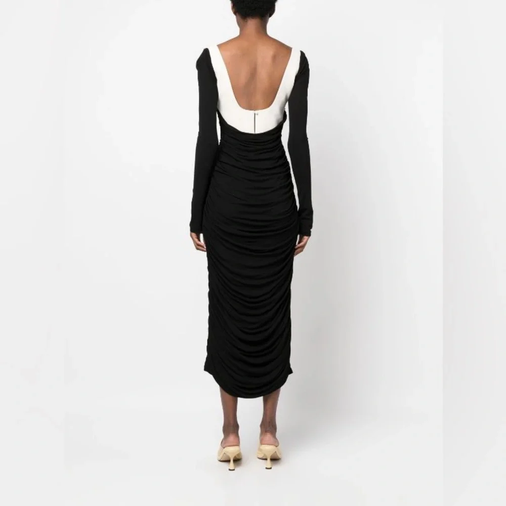 Ruched Maxi  Bodycon Dress